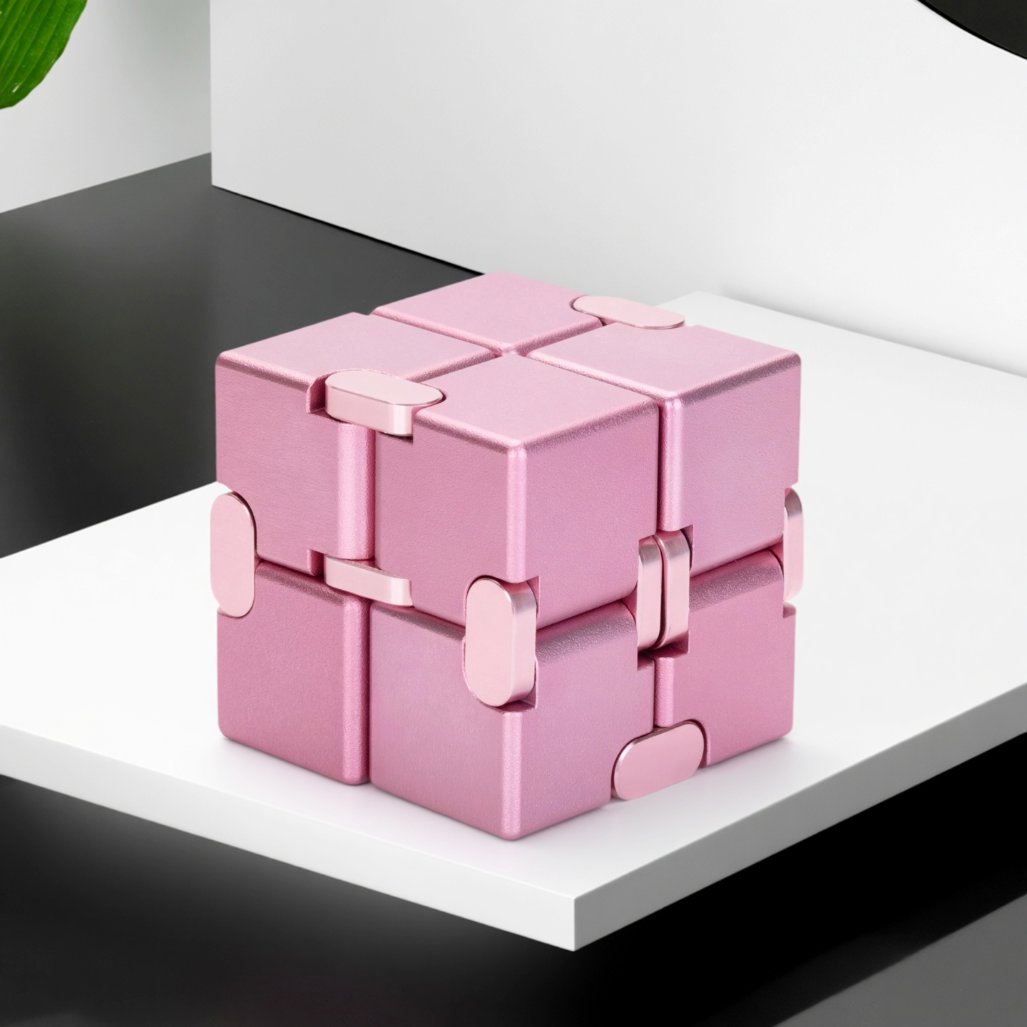 Infinity Folding Cube Fidget Toy - Pink