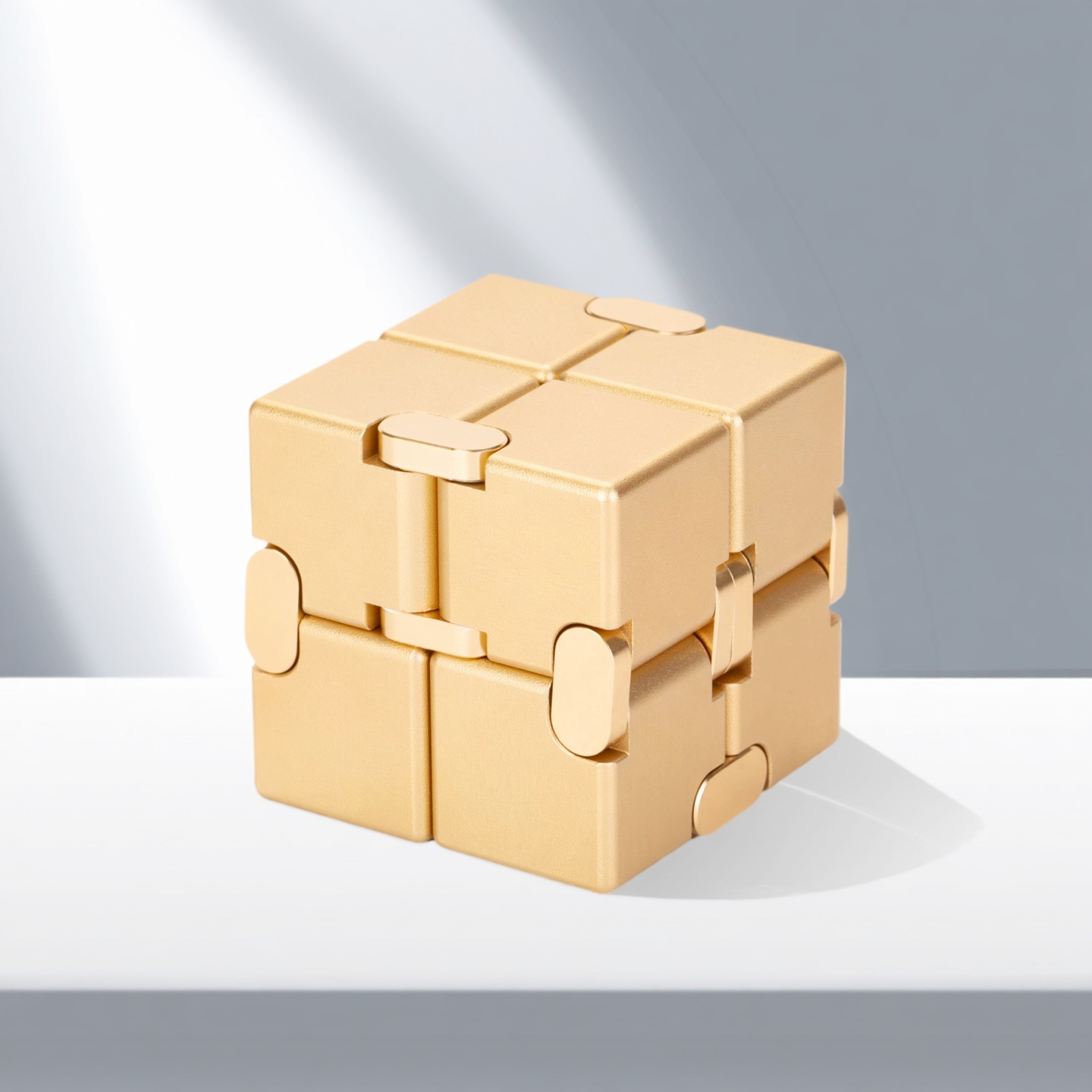 Infinity Folding Cube Fidget Toy - Gold