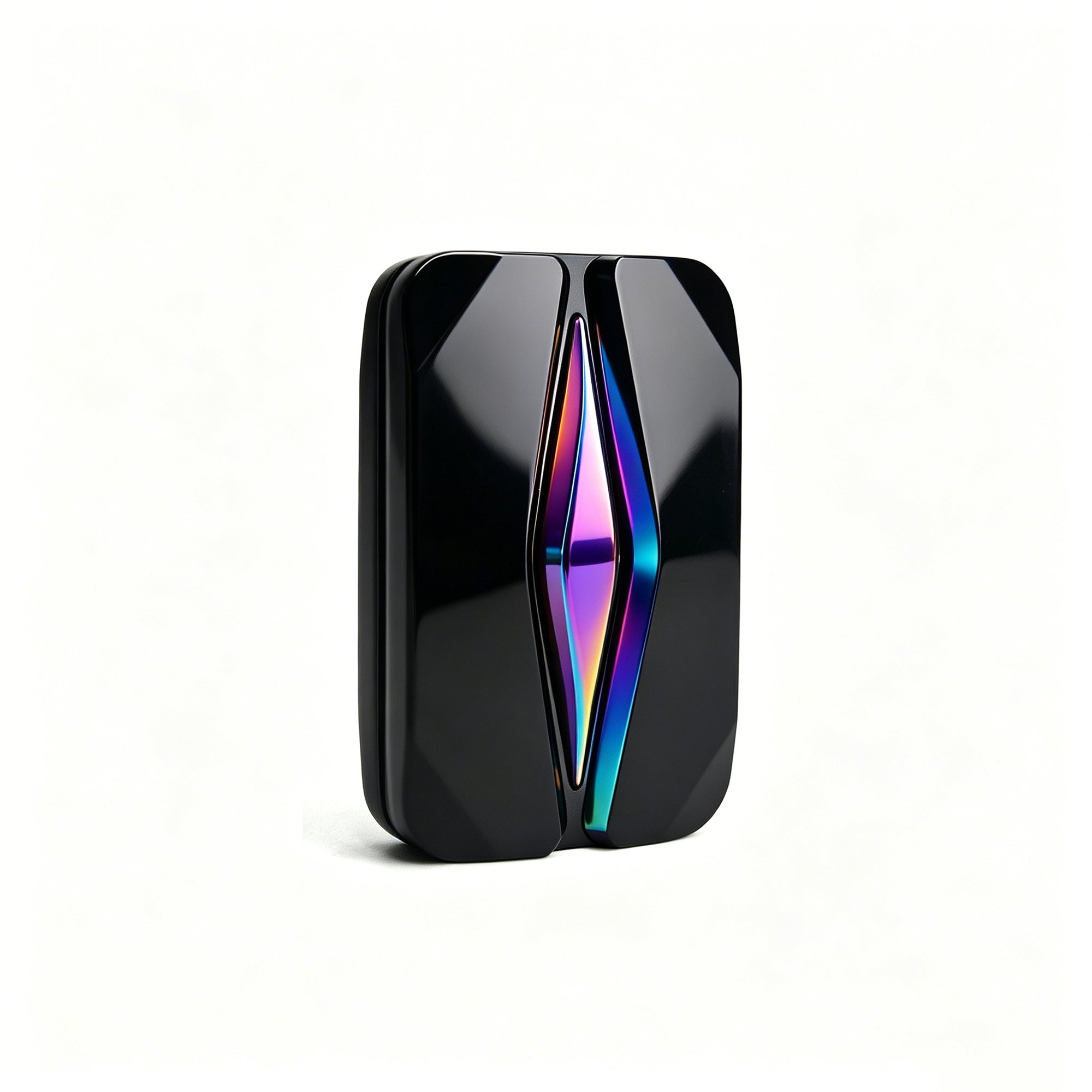 Flame EDC Slider Fidget Toy - Black / Rainbow
