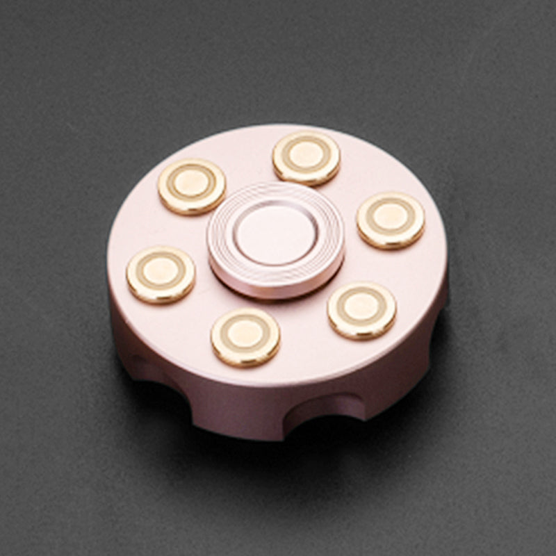 Six-Point Disc Fidget Spinner - Standard / Pink