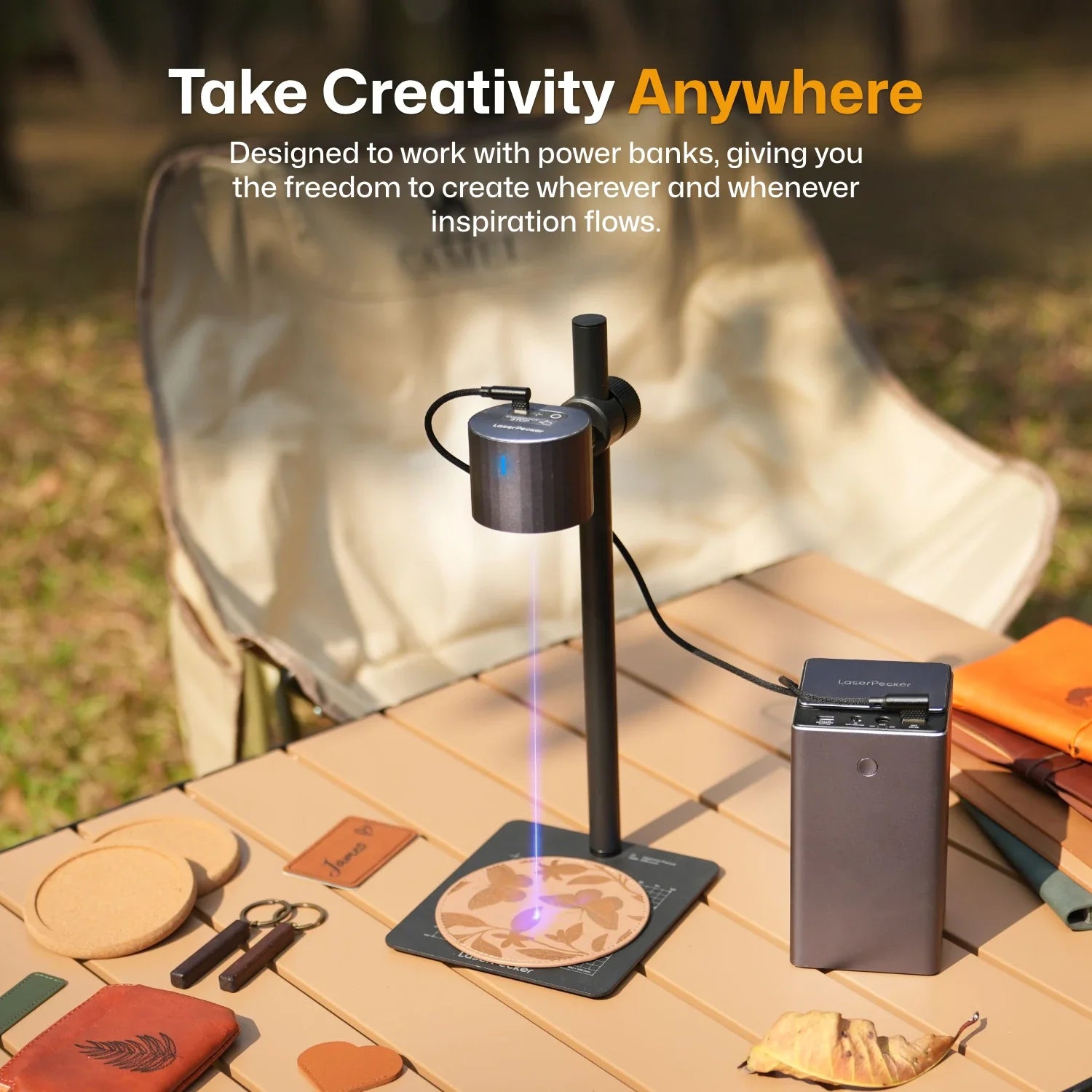 LaserPecker LP1 Plus Portable Laser Engraver product image 8