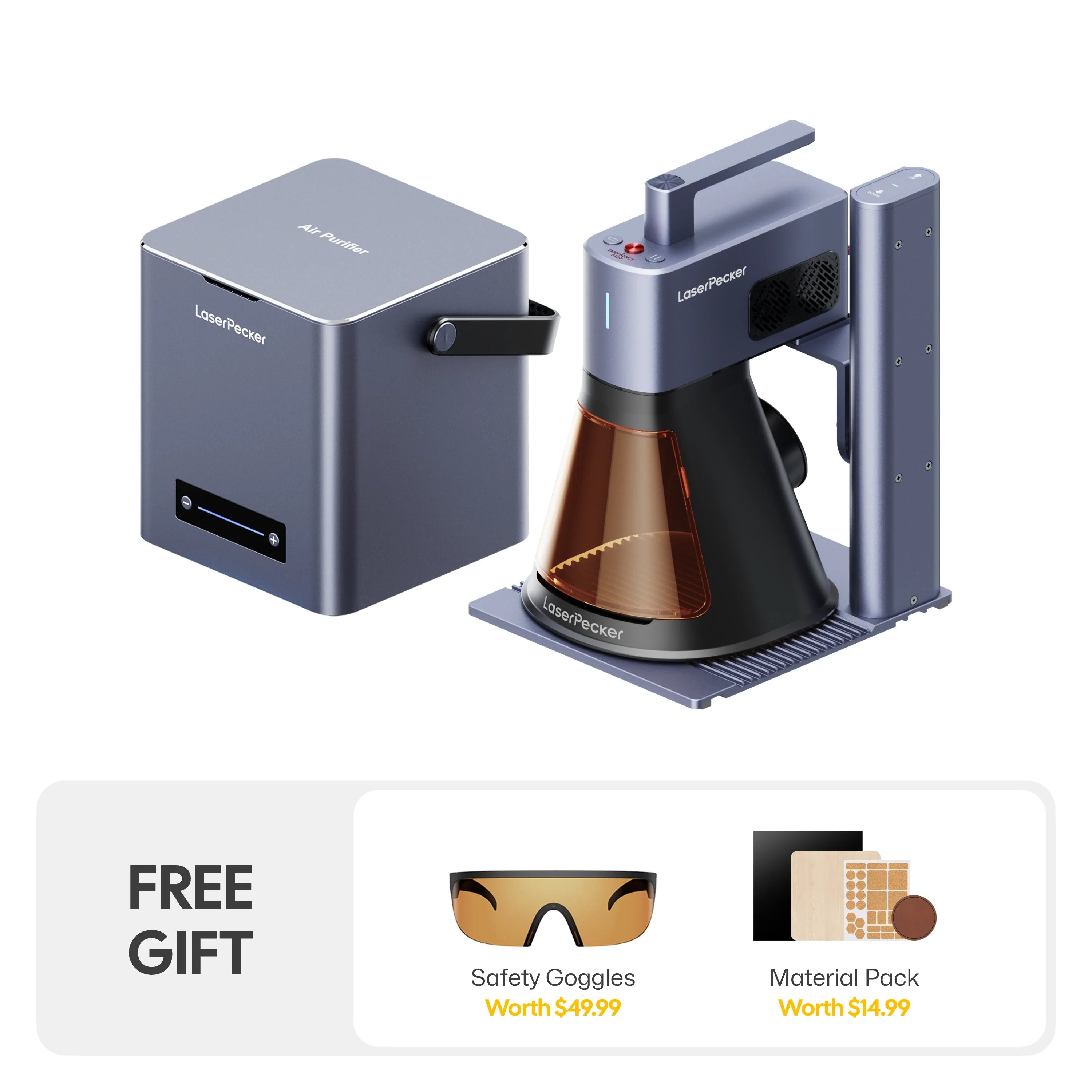 LaserPecker LP2 Plus 10W Laser Engraver