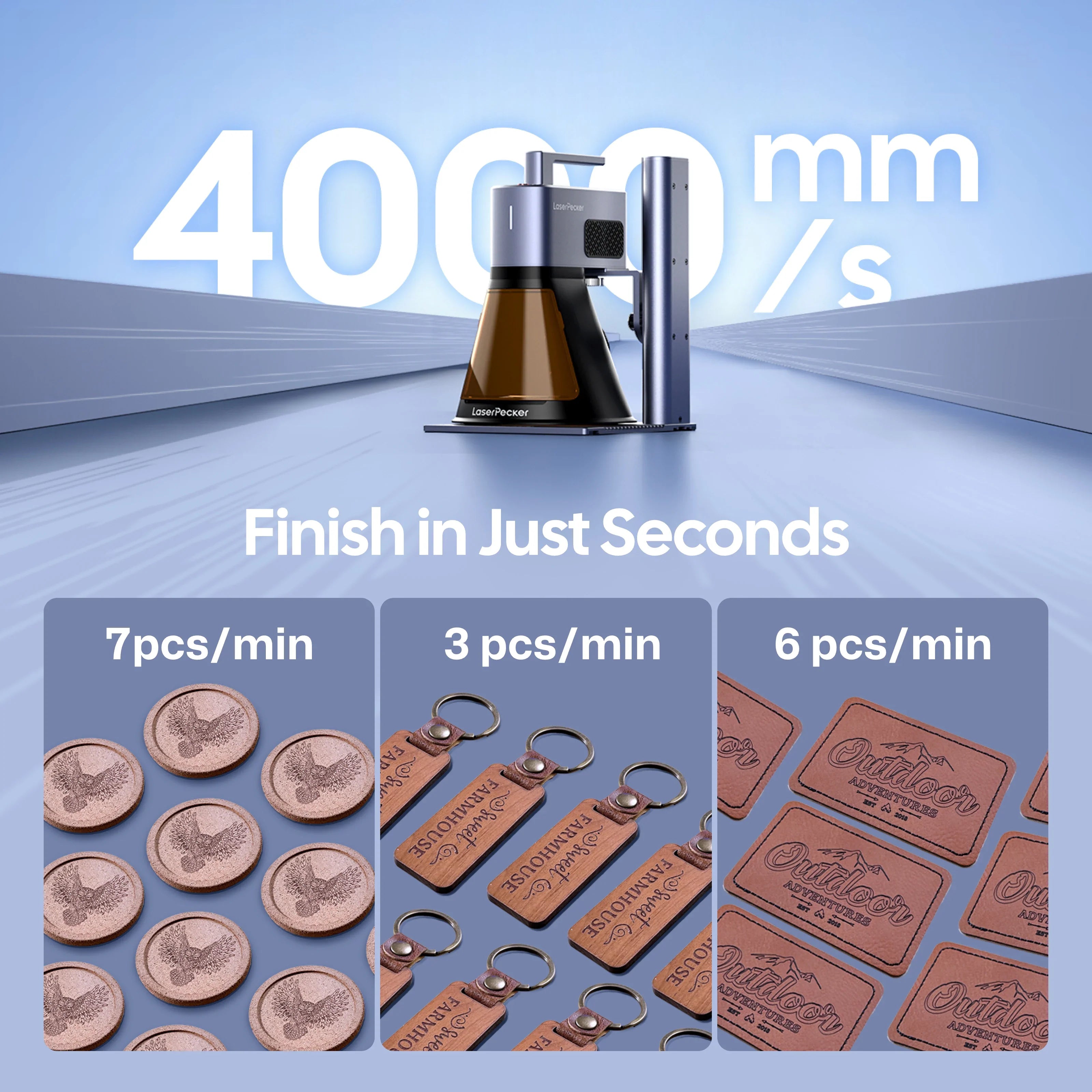 LaserPecker LP2 Plus 10W Laser Engraver product image 5