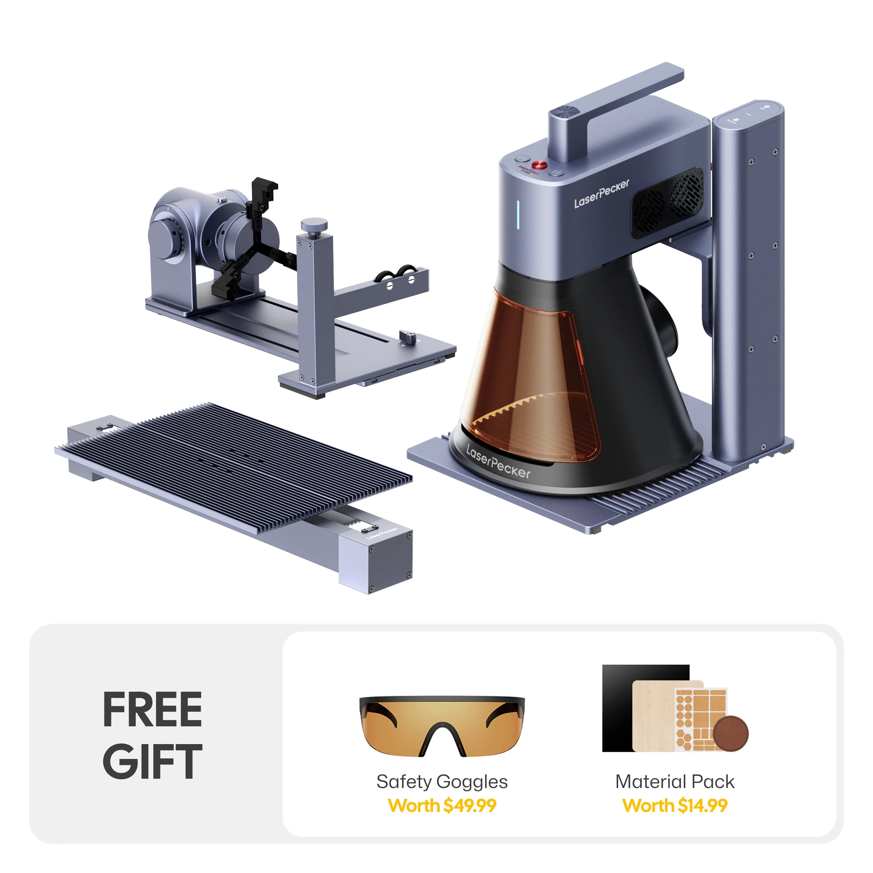 LaserPecker LP2 Plus 10W Laser Engraver