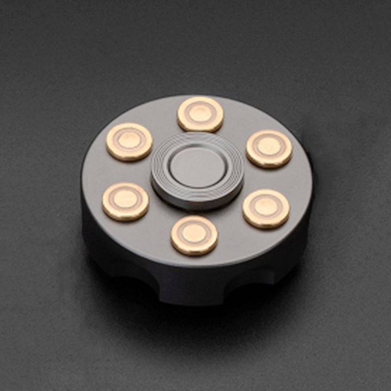 Six-Point Disc Fidget Spinner - Standard / Gunmetal