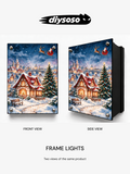 DIYSOSO village frame light kit — front and side views