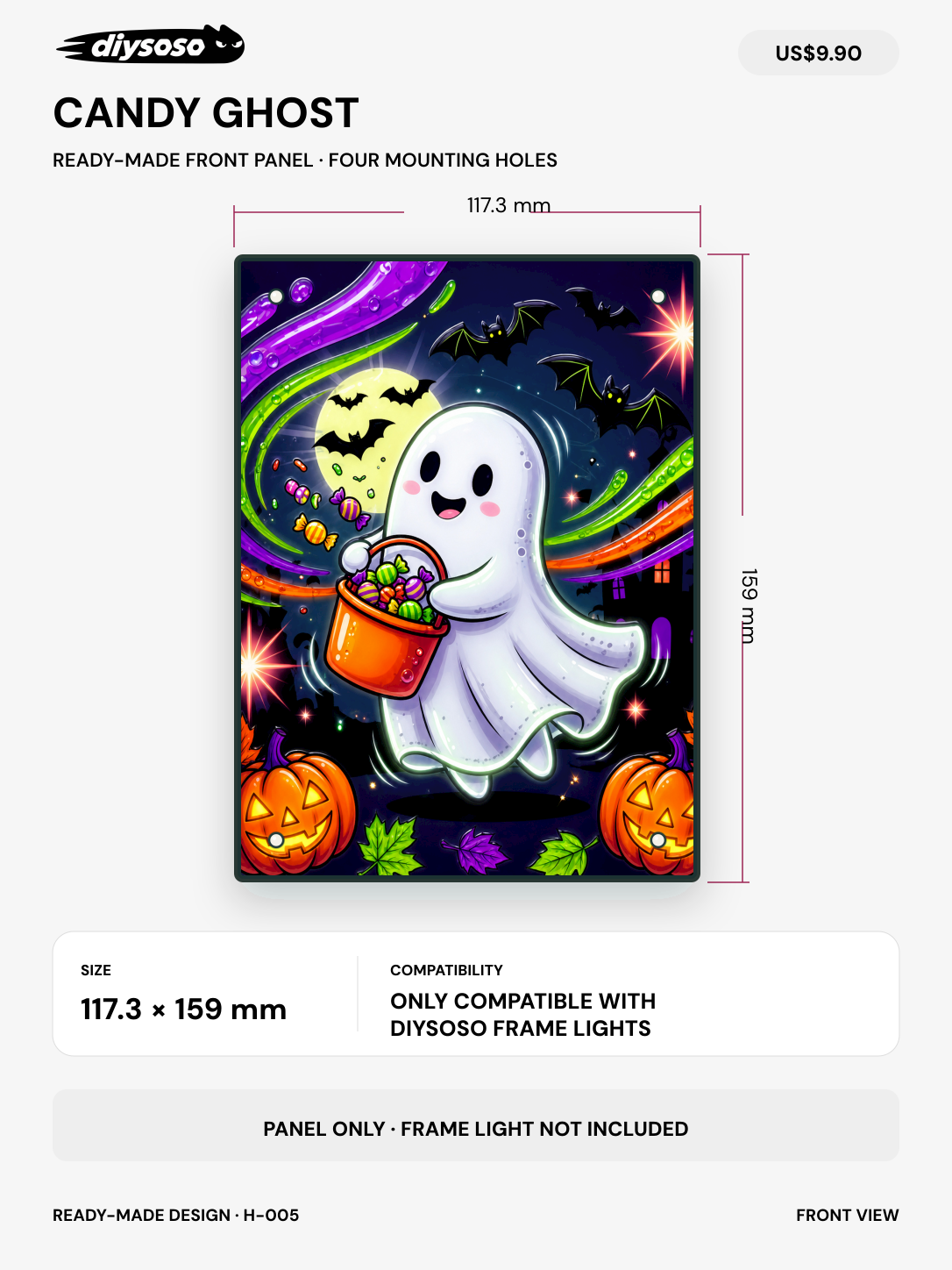 lm front panel candy ghost