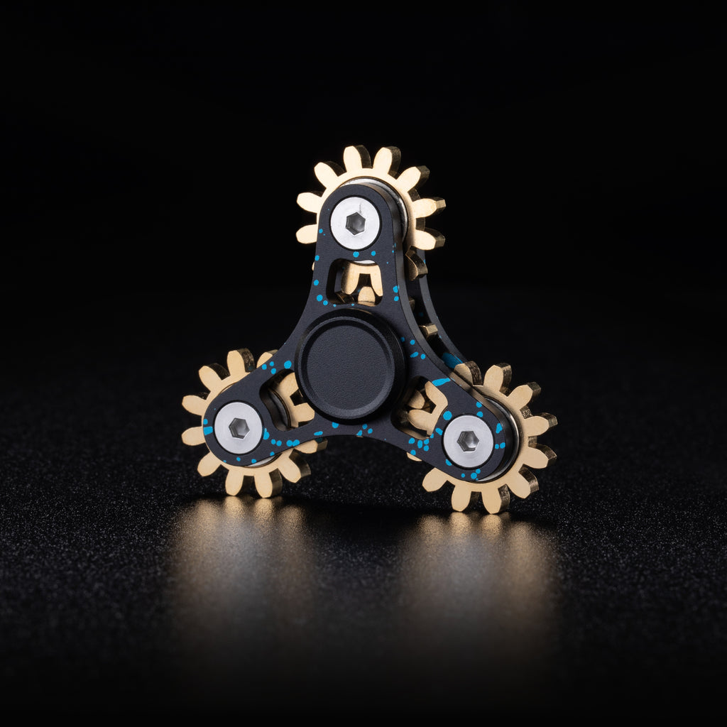 Tri-Gear Mechanical Fidget Spinner - image 1