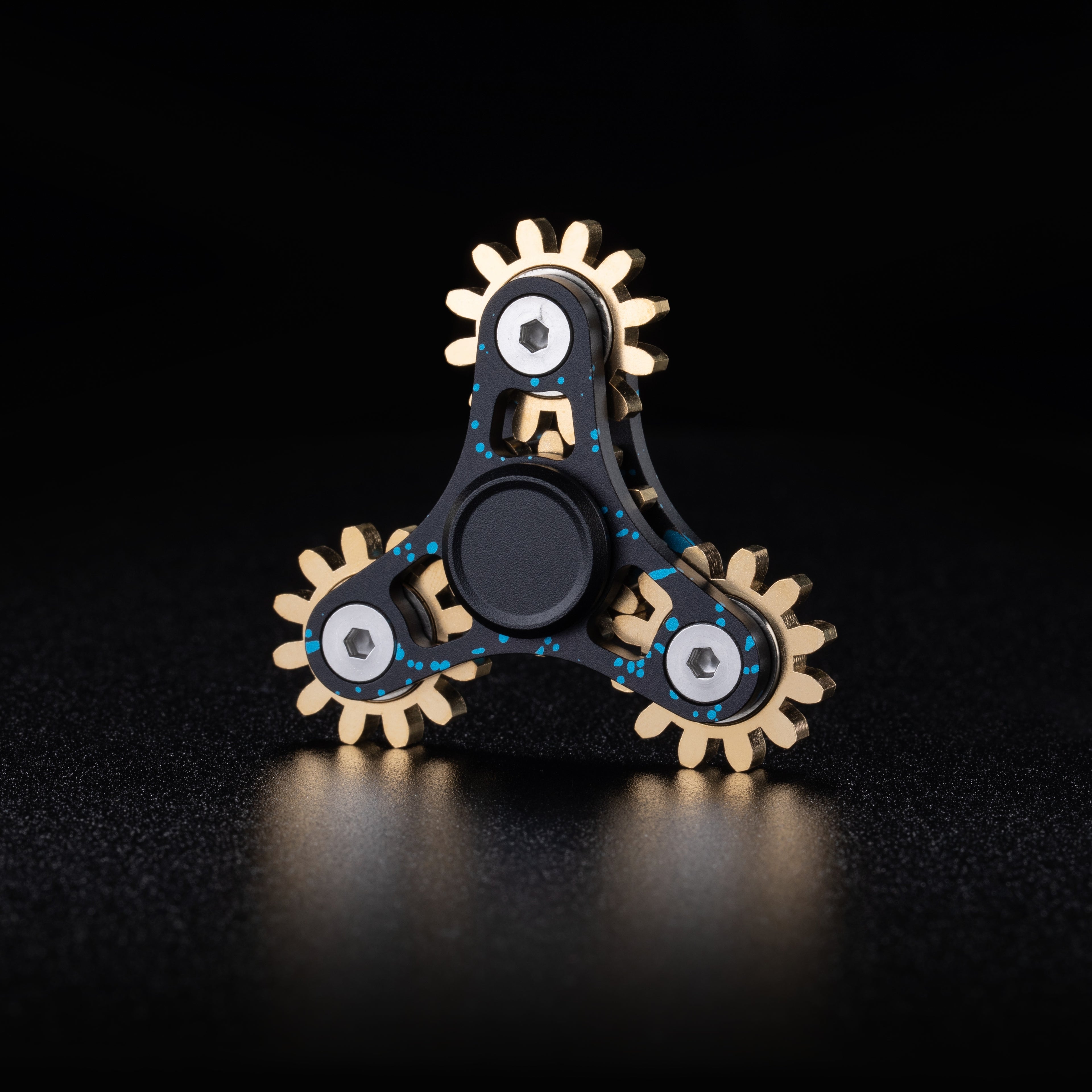 Tri-Gear Mechanical Fidget Spinner - image 1